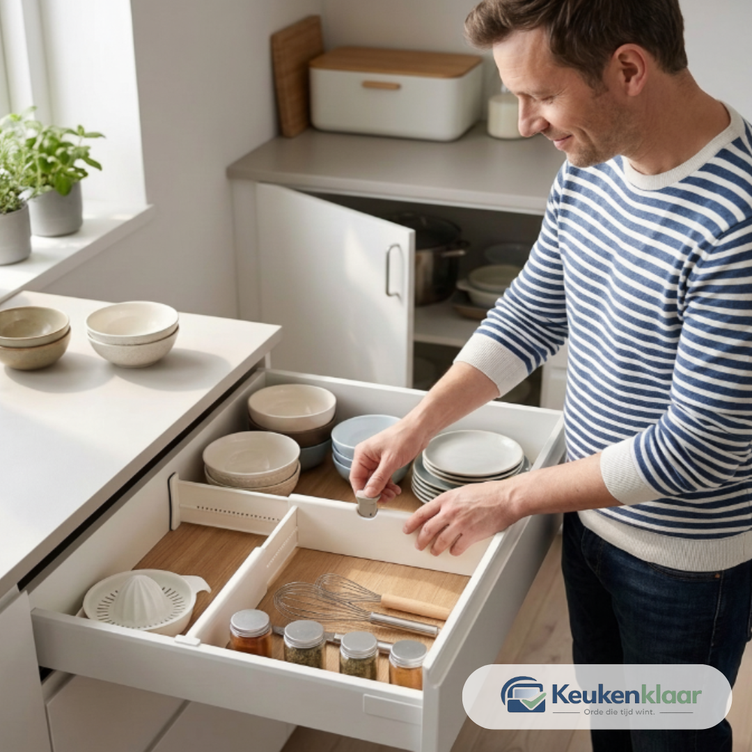 Keukenklaar - DrawerFit I eindelijk lades die logisch werken